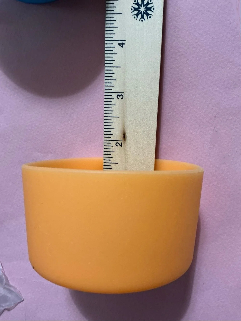 Glow in The Dark Silicone Tumbler Boot Cover 2 Orange & 2 Teal Blue